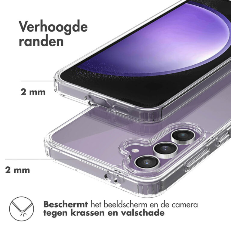 Accezz Xtreme Impact Backcover Samsung Galaxy S24 FE - Transparant - Afbeelding 5