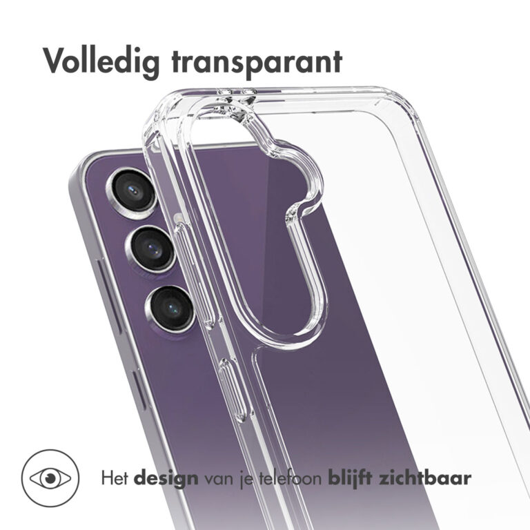 Accezz Xtreme Impact Backcover Samsung Galaxy S24 FE - Transparant - Afbeelding 3