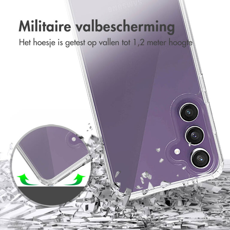 Accezz Xtreme Impact Backcover Samsung Galaxy S24 FE - Transparant - Afbeelding 2