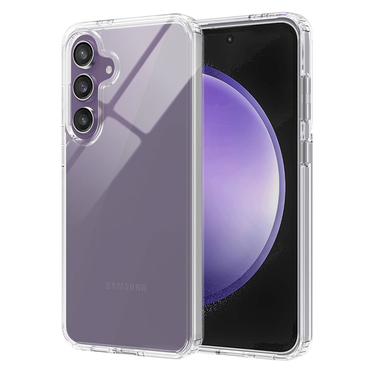 Accezz Xtreme Impact Backcover Samsung Galaxy S24 FE - Transparant - Afbeelding 2