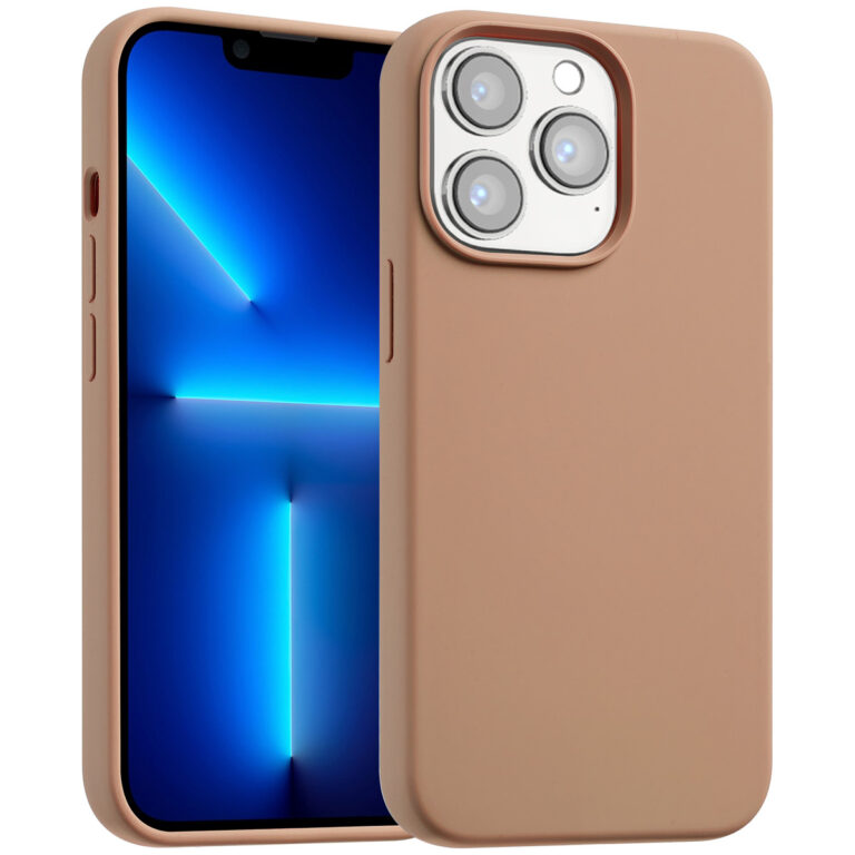 Accezz Liquid Silicone Backcover met MagSafe Apple iPhone 13 Pro Max - Light Brown - Afbeelding 10