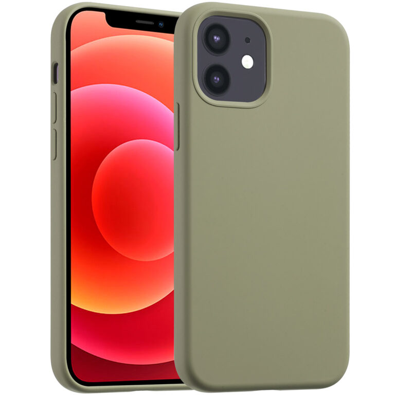 Accezz Liquid Silicone Backcover met MagSafe Apple iPhone 12 (Pro) - Cooper Green - Afbeelding 10