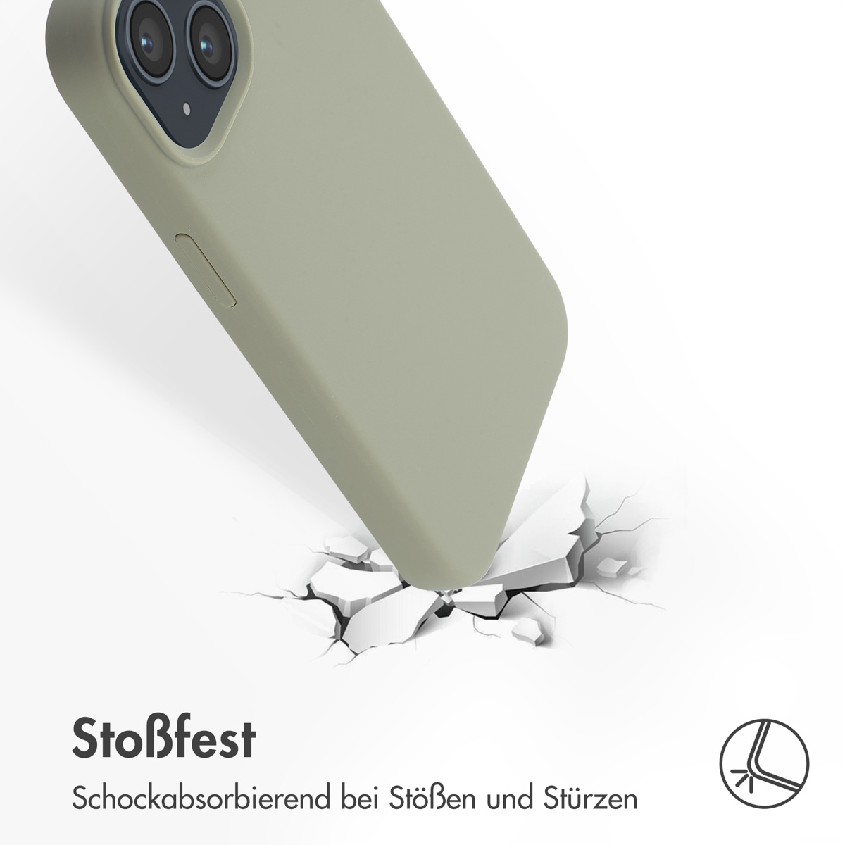 Accezz Liquid Silicone Backcover met MagSafe Apple iPhone 14 / 13 - Cooper Green - Afbeelding 9