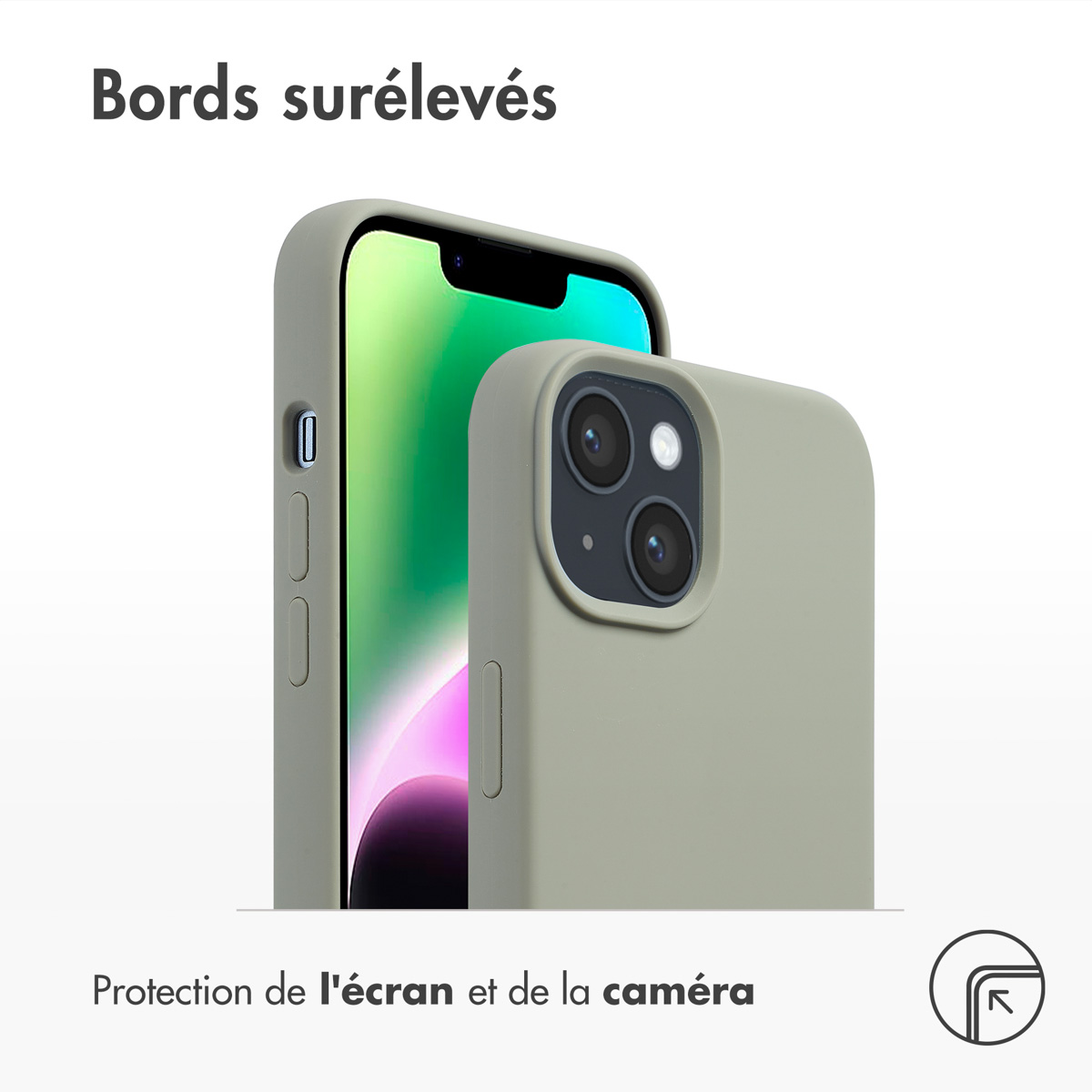 Accezz Liquid Silicone Backcover met MagSafe Apple iPhone 14 / 13 - Cooper Green - Afbeelding 5