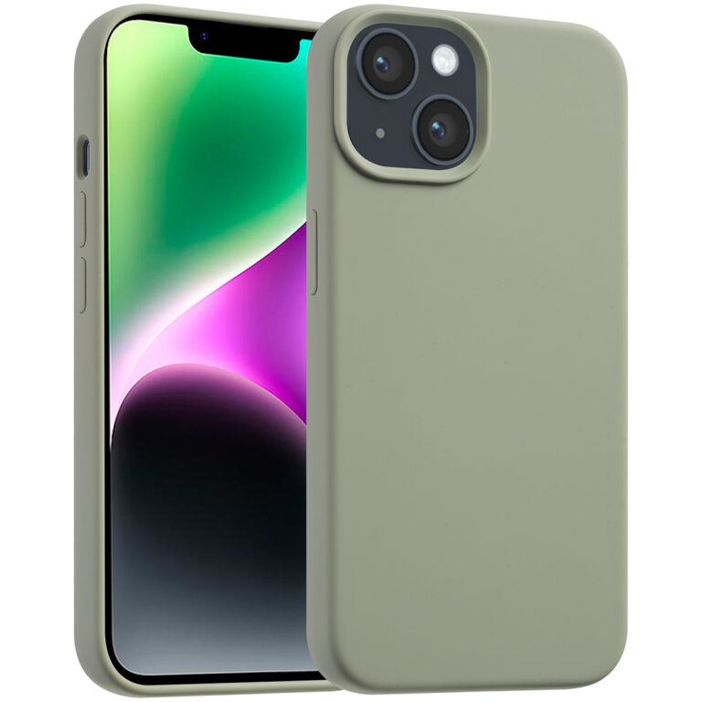 Accezz Liquid Silicone Backcover met MagSafe Apple iPhone 14 - Cooper Green - Afbeelding 10