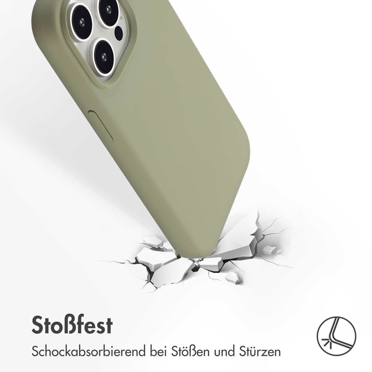 Accezz Liquid Silicone Backcover met MagSafe Apple iPhone 14 Pro - Cooper Green - Afbeelding 8