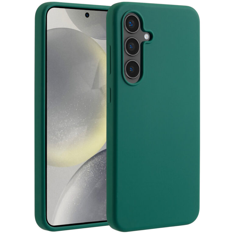 Accezz Liquid Silicone Backcover met MagSafe Samsung Galaxy S24 FE - Forest Green - Afbeelding 4