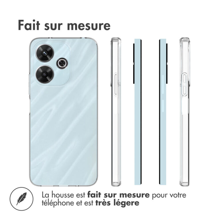 Accezz Clear Backcover Xiaomi Redmi 13 4G - Transparant - Afbeelding 7