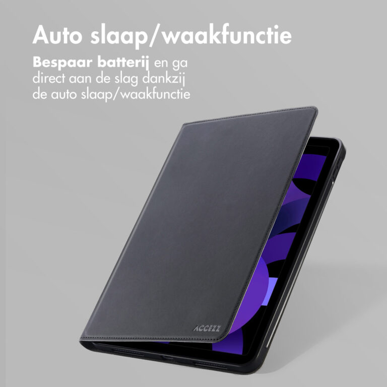 Accezz Classic Tablet Case Apple iPad Mini 7 (2024) / iPad Mini 6 (2021) - Zwart - Afbeelding 10