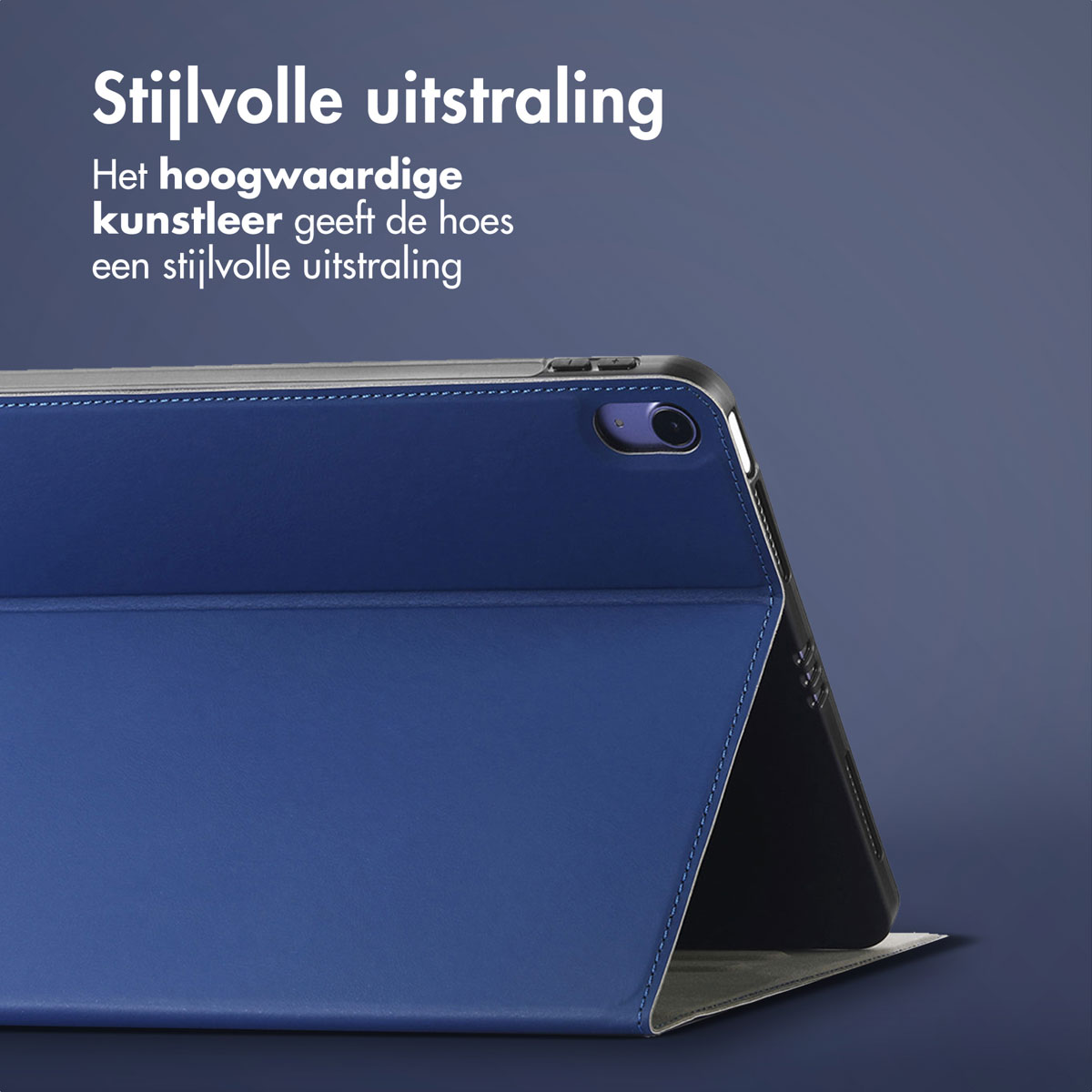 Accezz Classic Tablet Case Apple iPad Mini 7 (2024) / iPad Mini 6 (2021) - Donkerblauw - Afbeelding 6