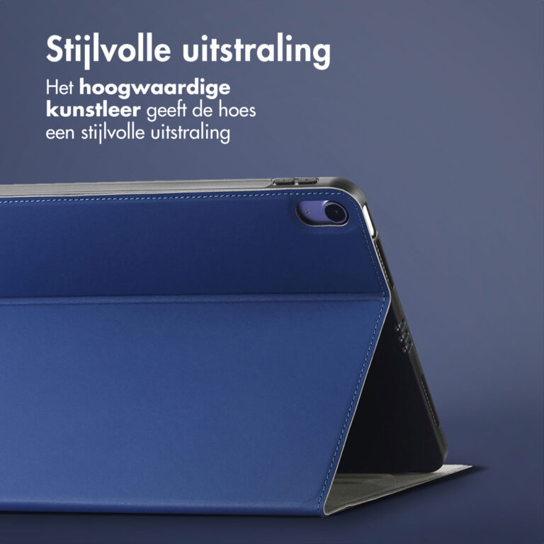 Accezz Classic Tablet Case Apple iPad Mini 7 (2024) / iPad Mini 6 (2021) - Donkerblauw - Afbeelding 9