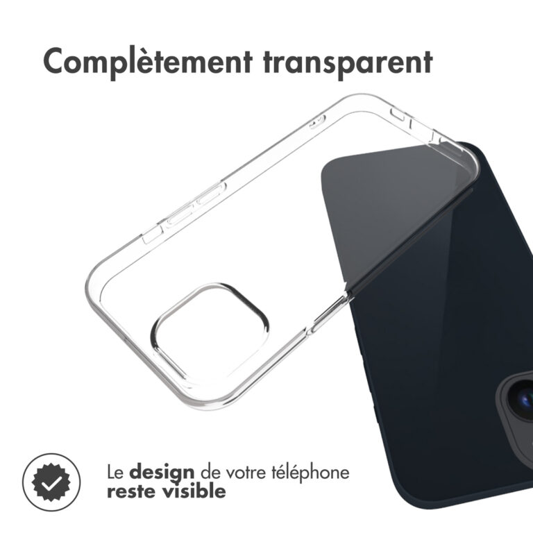 Accezz Clear Backcover Apple iPhone 15 - Transparant - Afbeelding 9