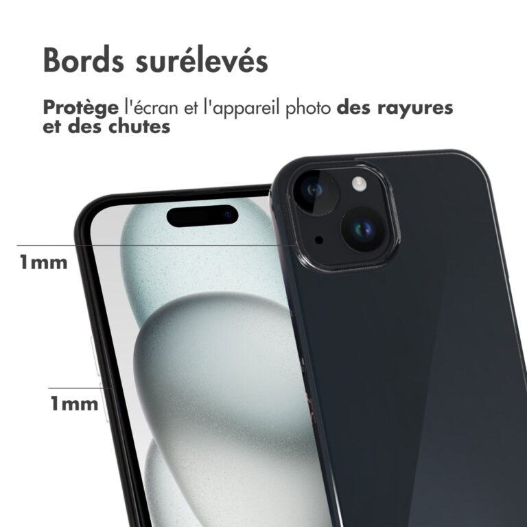 Accezz Clear Backcover Apple iPhone 15 - Transparant - Afbeelding 8
