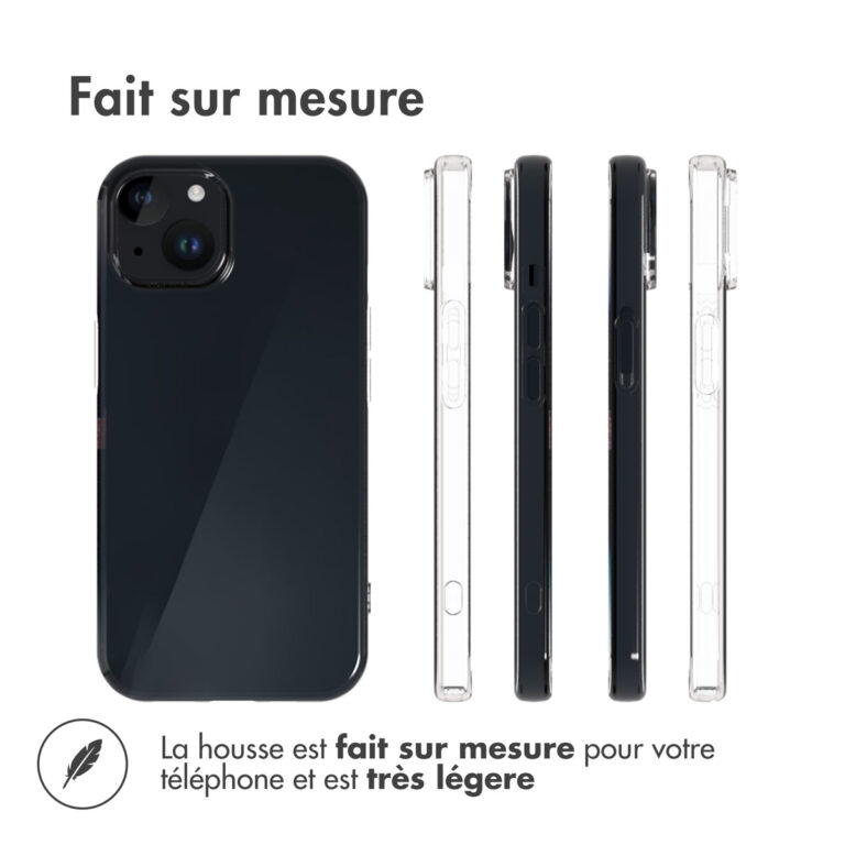Accezz Clear Backcover Apple iPhone 15 - Transparant - Afbeelding 7