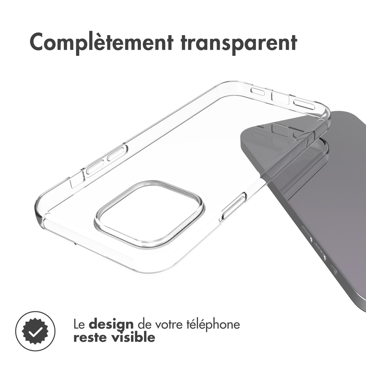 Accezz Clear Backcover Apple iPhone 15 Pro Max - Transparant - Afbeelding 8