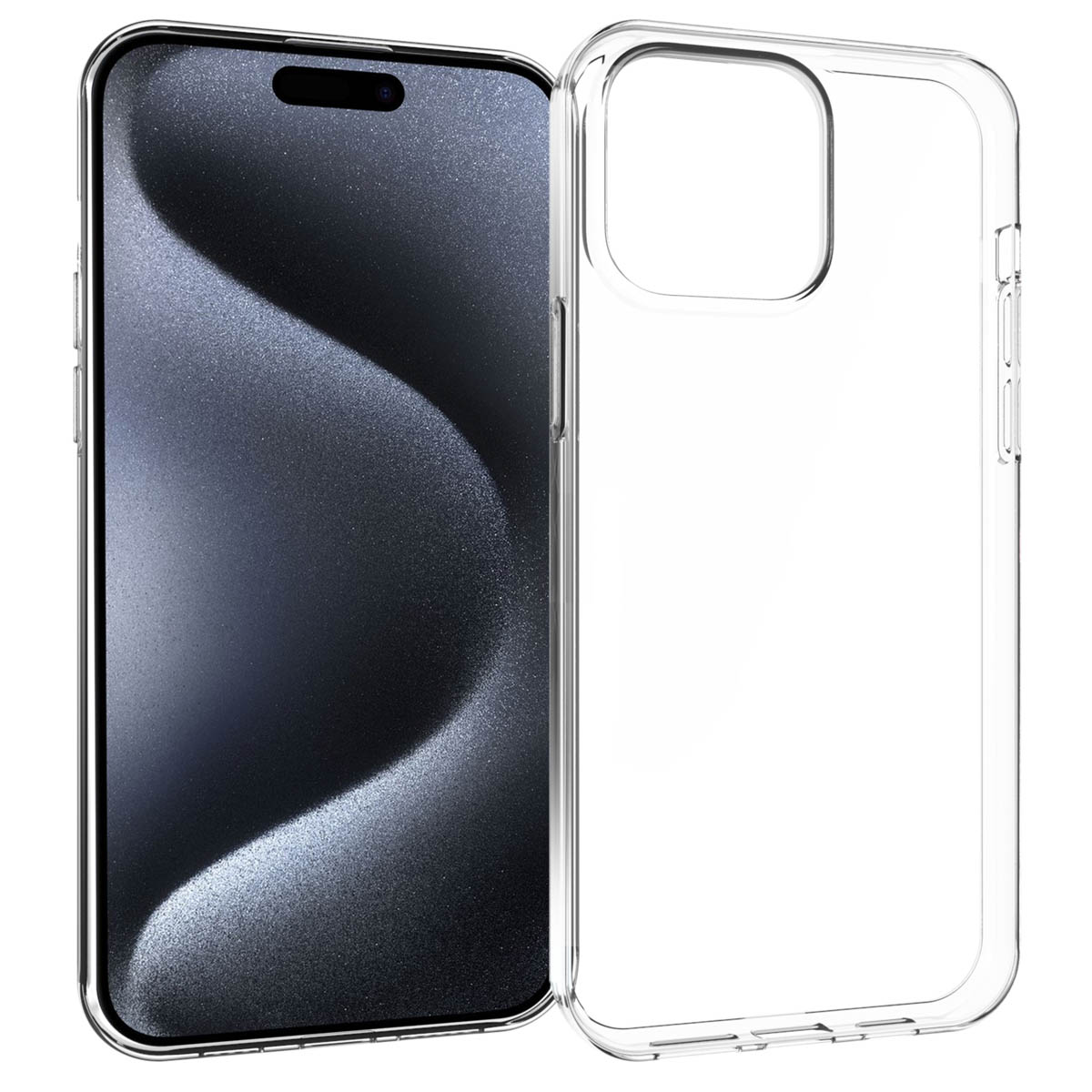 Accezz Clear Backcover Apple iPhone 15 Pro Max - Transparant - Afbeelding 5