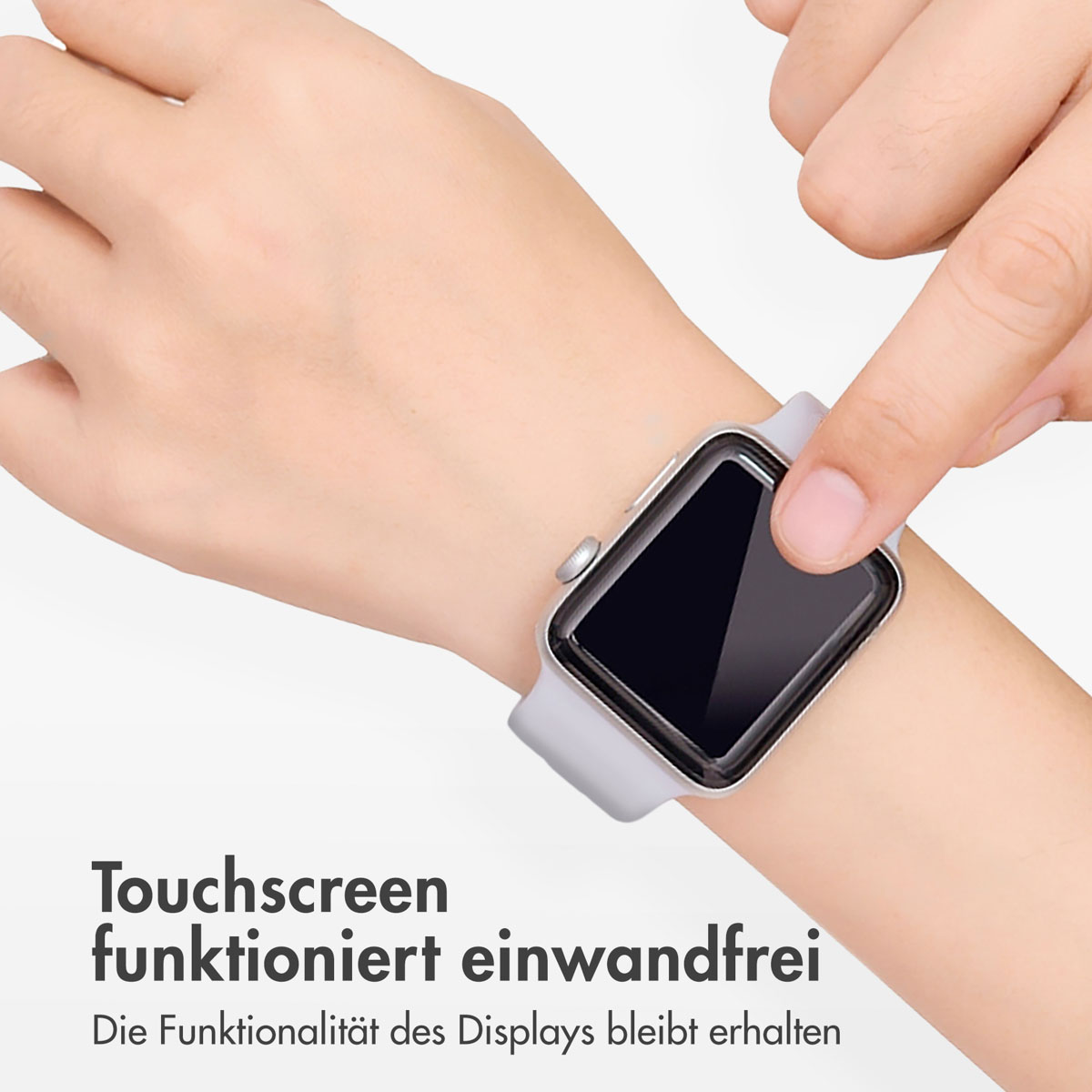 Accezz Screenprotector met applicator Apple Watch Series 10 / 11 - 42 mm - Afbeelding 10