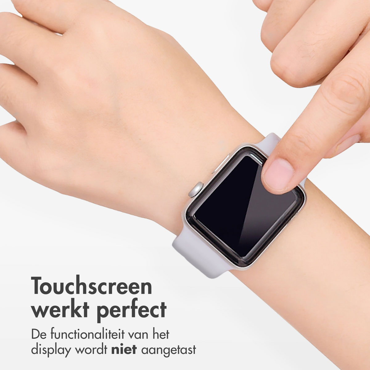 Accezz Screenprotector met applicator Apple Watch Series 10 / 11 - 42 mm - Afbeelding 9