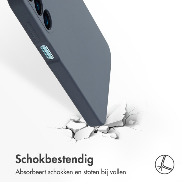 Accezz Liquid Silicone Backcover Samsung Galaxy A16 - Donkerblauw - Afbeelding 2