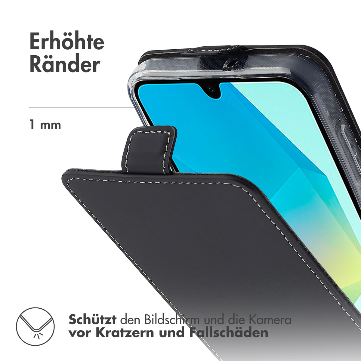 Accezz Flipcase Samsung Galaxy A16 - Zwart - Afbeelding 9