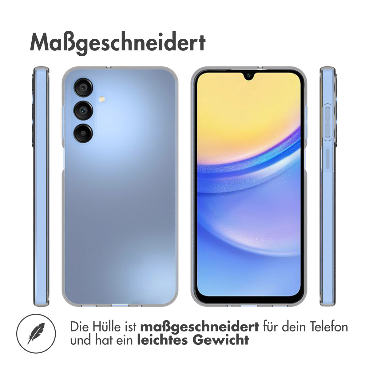 Accezz Clear Backcover Samsung Galaxy A16 - Transparant - Afbeelding 10