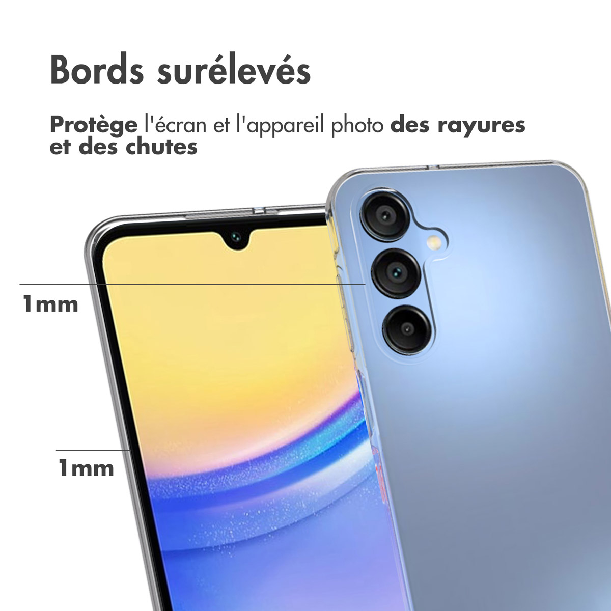 Accezz Clear Backcover Samsung Galaxy A16 - Transparant - Afbeelding 8