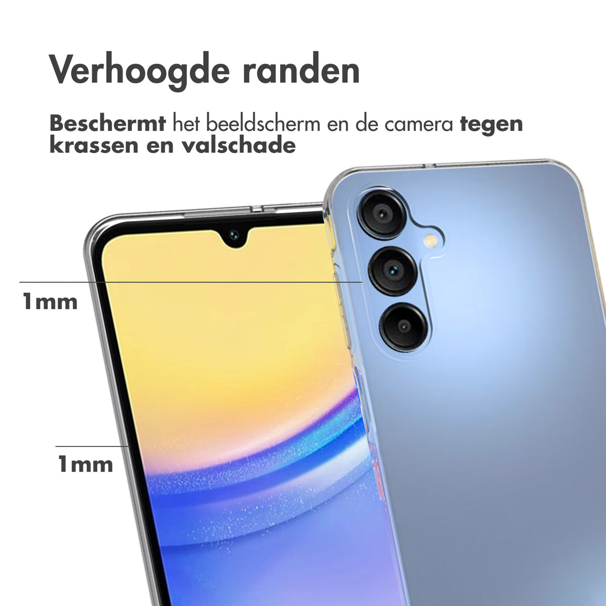 Accezz Clear Backcover Samsung Galaxy A16 - Transparant - Afbeelding 9