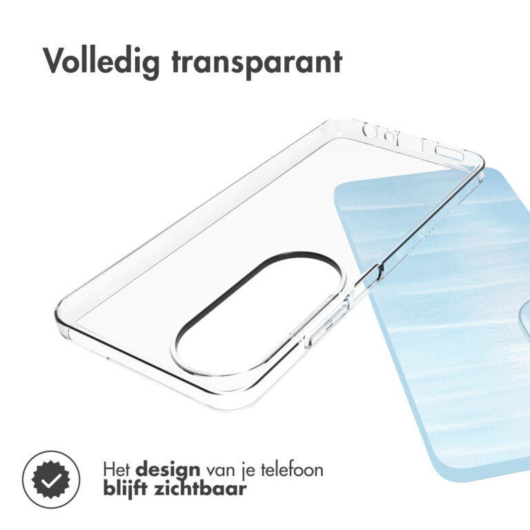 Accezz Clear Backcover Oppo A60 4G - Transparant - Afbeelding 5
