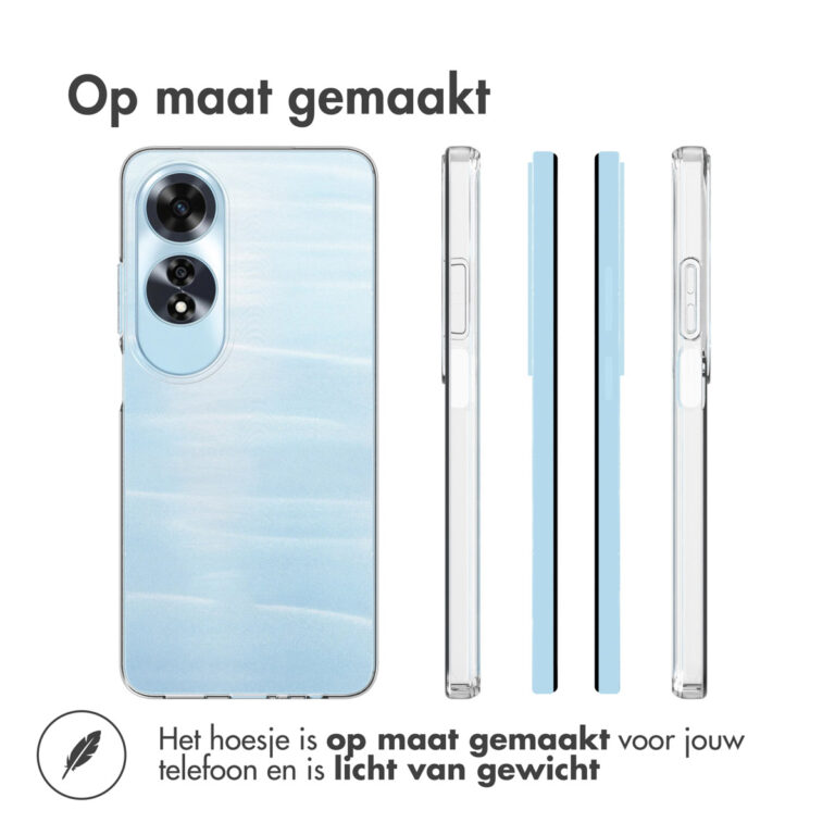 Accezz Clear Backcover Oppo A60 4G - Transparant - Afbeelding 4