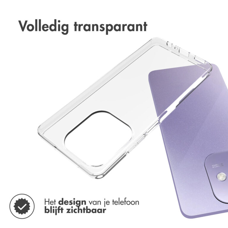Accezz Clear Backcover Oppo A40 / A40M / A60 5G - Transparant - Afbeelding 5