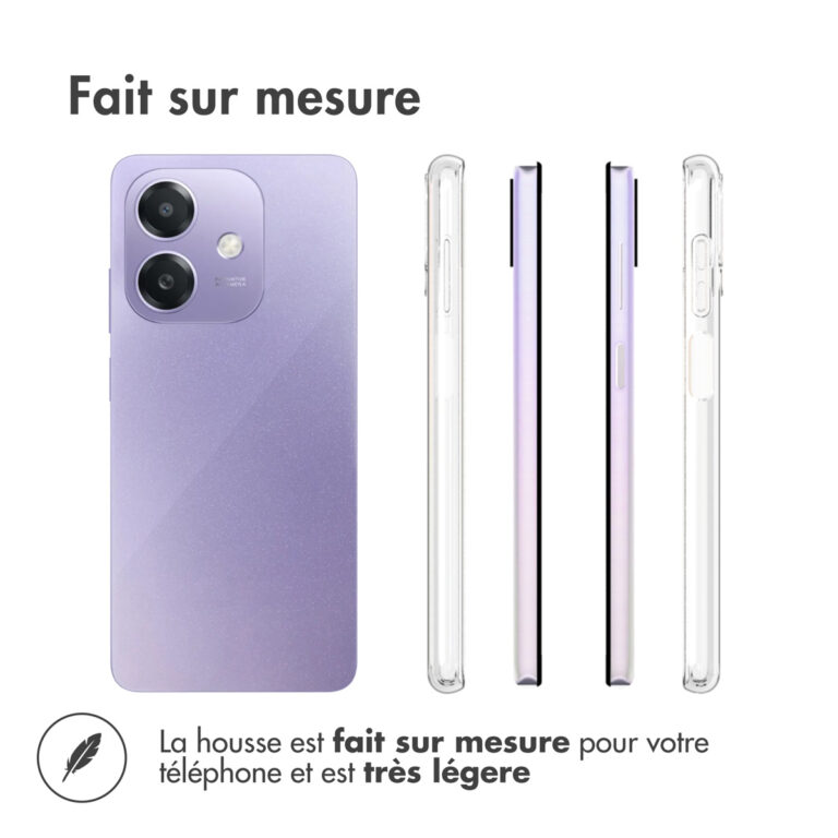 Accezz Clear Backcover Oppo A40 / A40M / A60 5G - Transparant - Afbeelding 7