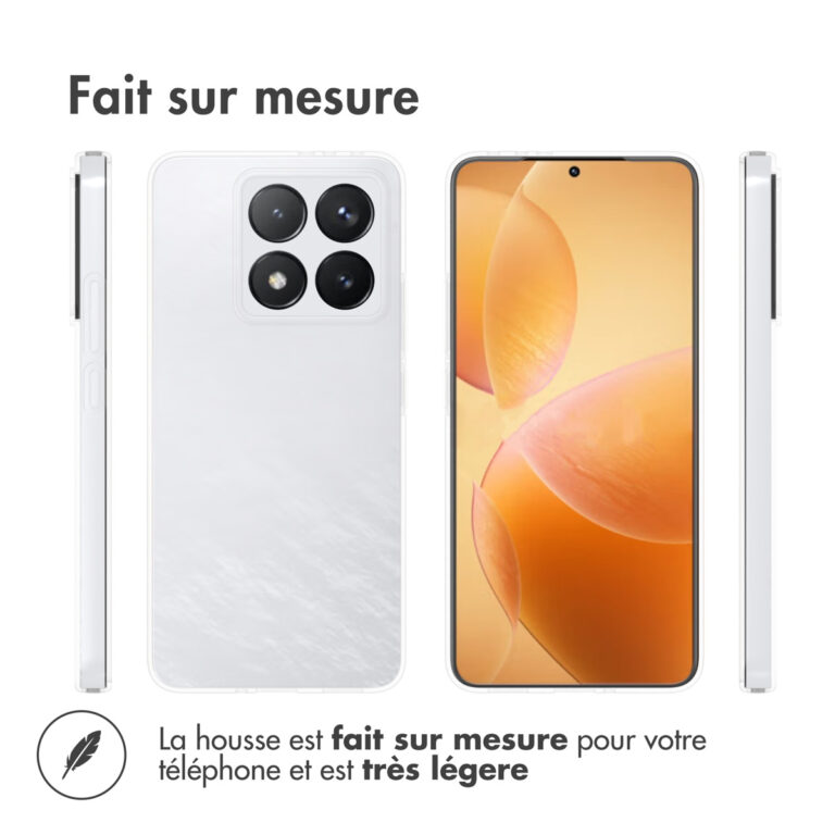 Accezz Clear Backcover Xiaomi 14T - Transparant - Afbeelding 8