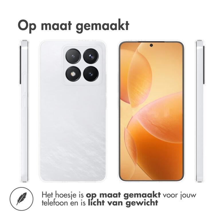 Accezz Clear Backcover Xiaomi 14T - Transparant - Afbeelding 3