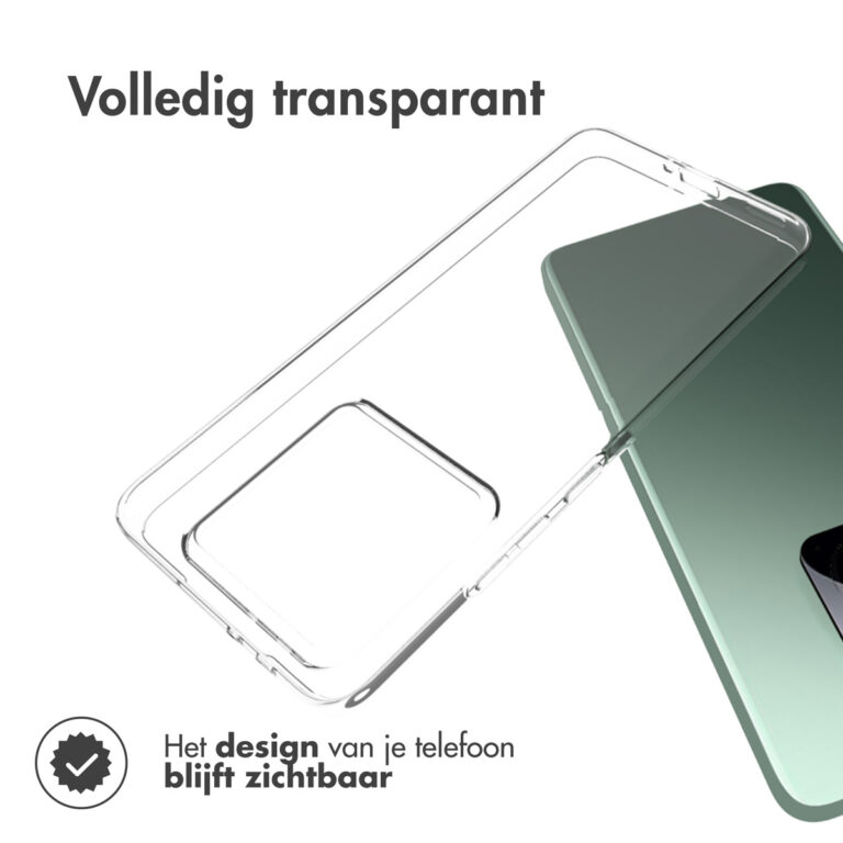 Accezz Clear Backcover Xiaomi 14T Pro - Transparant - Afbeelding 5