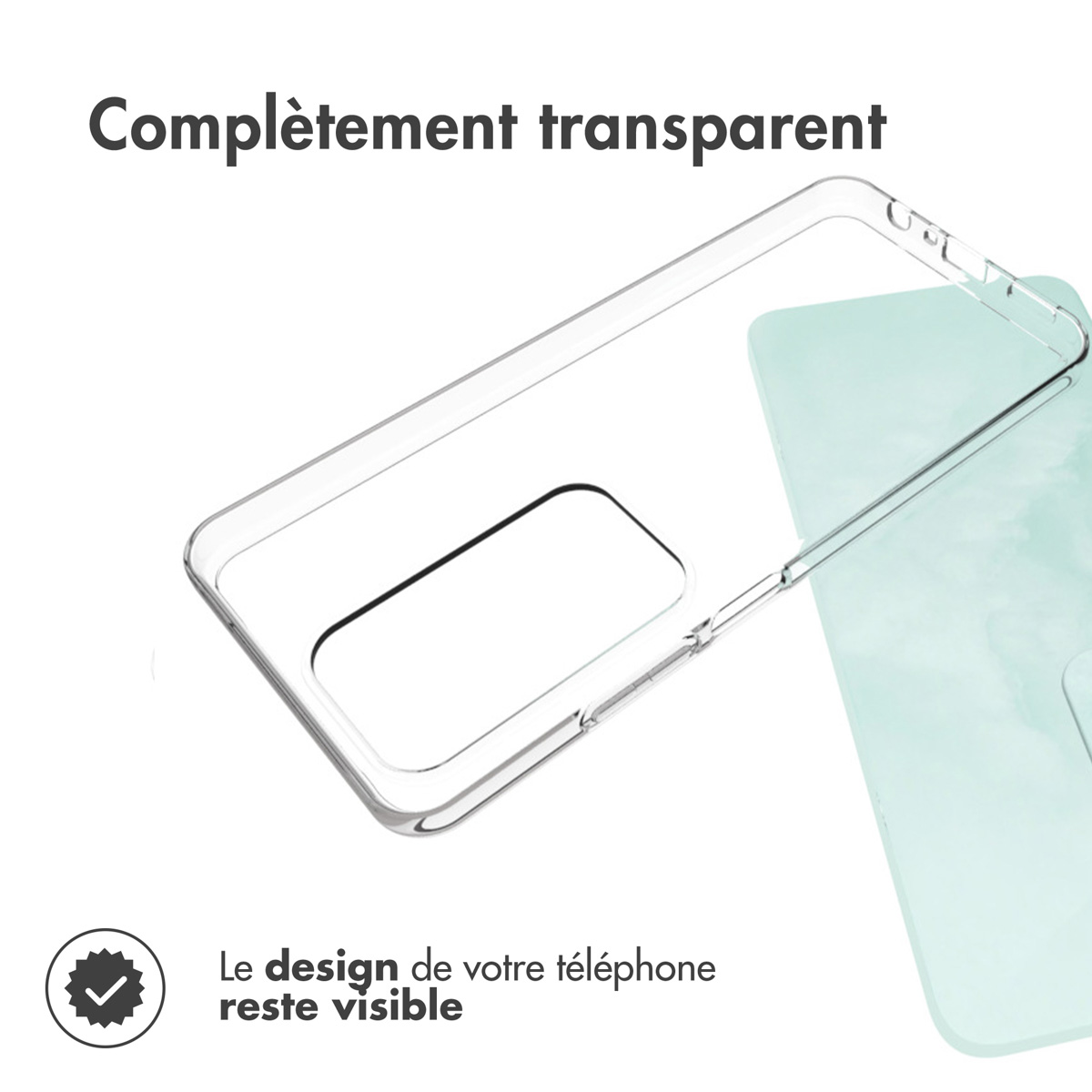 Accezz Clear Backcover Oppo A80 5G - Transparant - Afbeelding 5