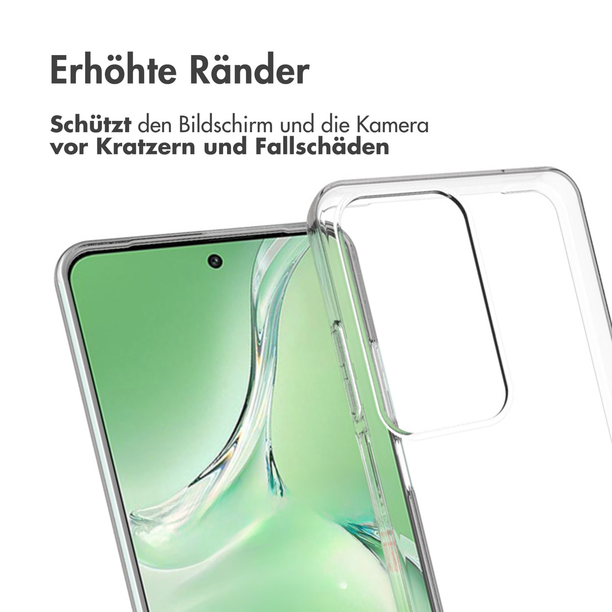 Accezz Clear Backcover Oppo A80 5G - Transparant - Afbeelding 7