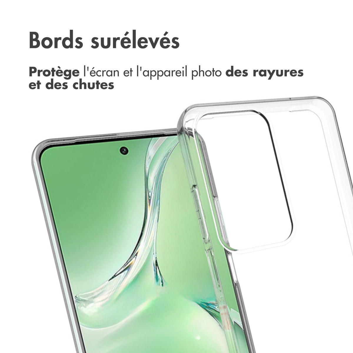 Accezz Clear Backcover Oppo A80 5G - Transparant - Afbeelding 8