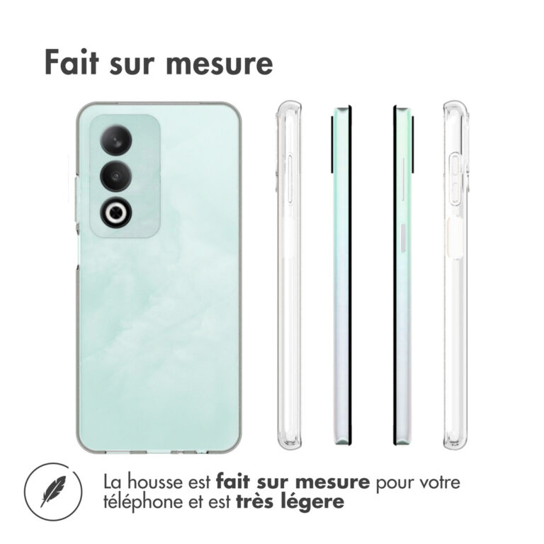 Accezz Clear Backcover Oppo A80 5G - Transparant - Afbeelding 7