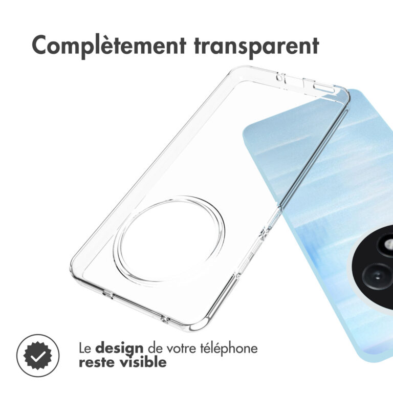Accezz Clear Backcover Oppo Reno 12F 5G - Transparant - Afbeelding 9