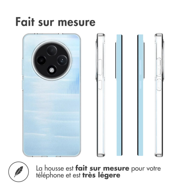 Accezz Clear Backcover Oppo Reno 12F 5G - Transparant - Afbeelding 8