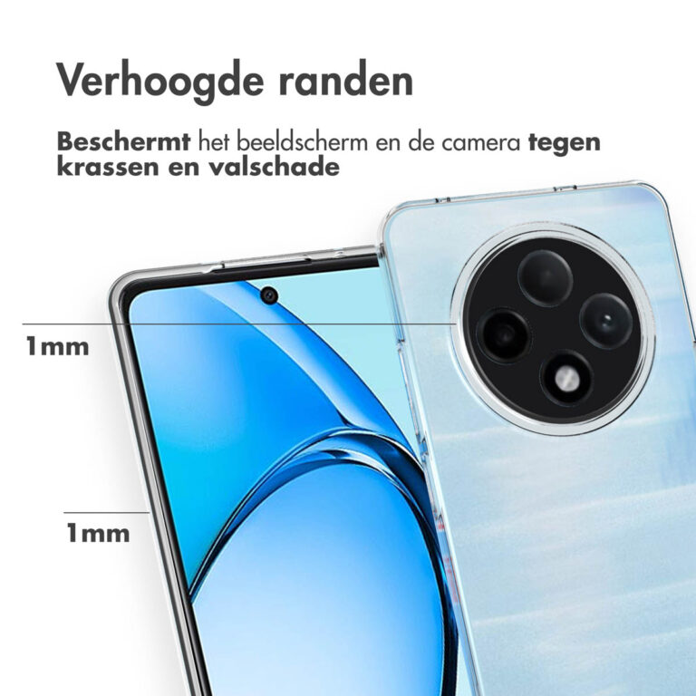 Accezz Clear Backcover Oppo Reno 12F 5G - Transparant - Afbeelding 3