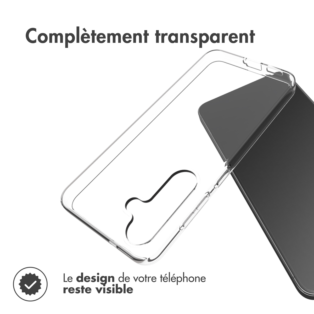 Accezz Clear Backcover Samsung Galaxy S25 - Transparant - Afbeelding 5