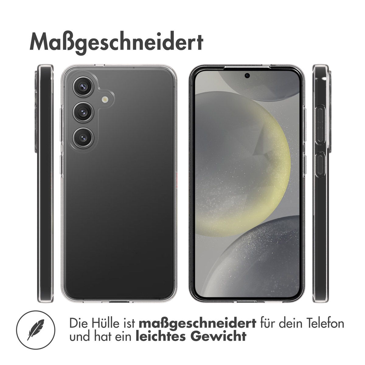 Accezz Clear Backcover Samsung Galaxy S25 - Transparant - Afbeelding 10