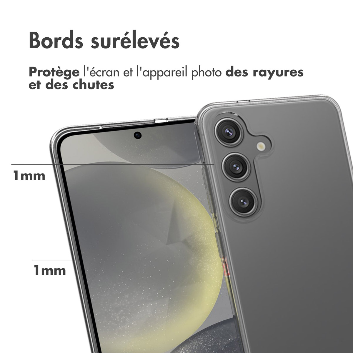 Accezz Clear Backcover Samsung Galaxy S25 - Transparant - Afbeelding 8