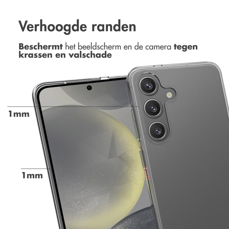 Accezz Clear Backcover Samsung Galaxy S25 - Transparant - Afbeelding 3