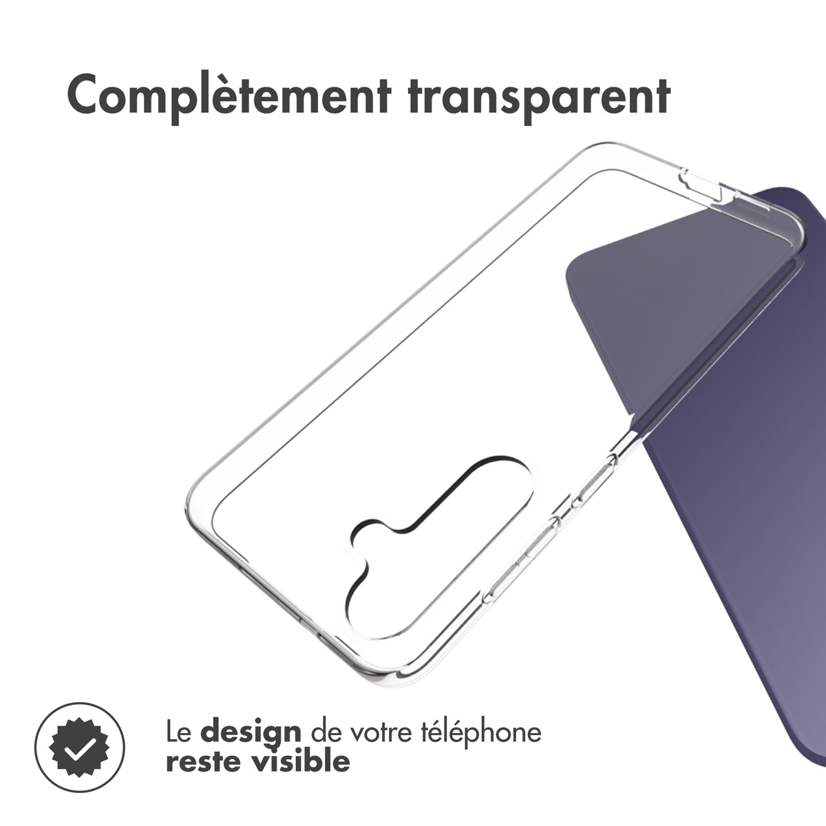 Accezz Clear Backcover Samsung Galaxy S25 Plus - Transparant - Afbeelding 5