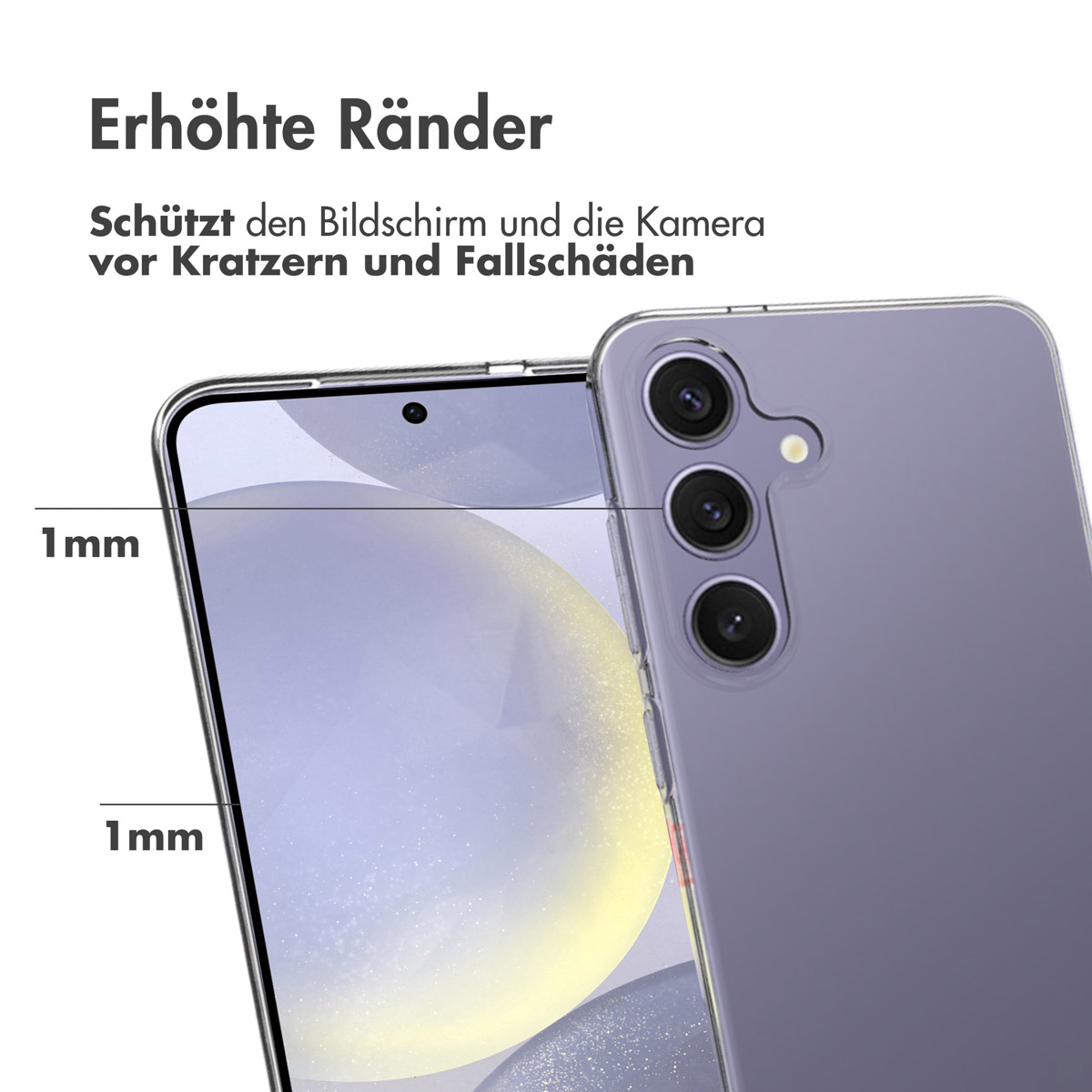 Accezz Clear Backcover Samsung Galaxy S25 Plus - Transparant - Afbeelding 7