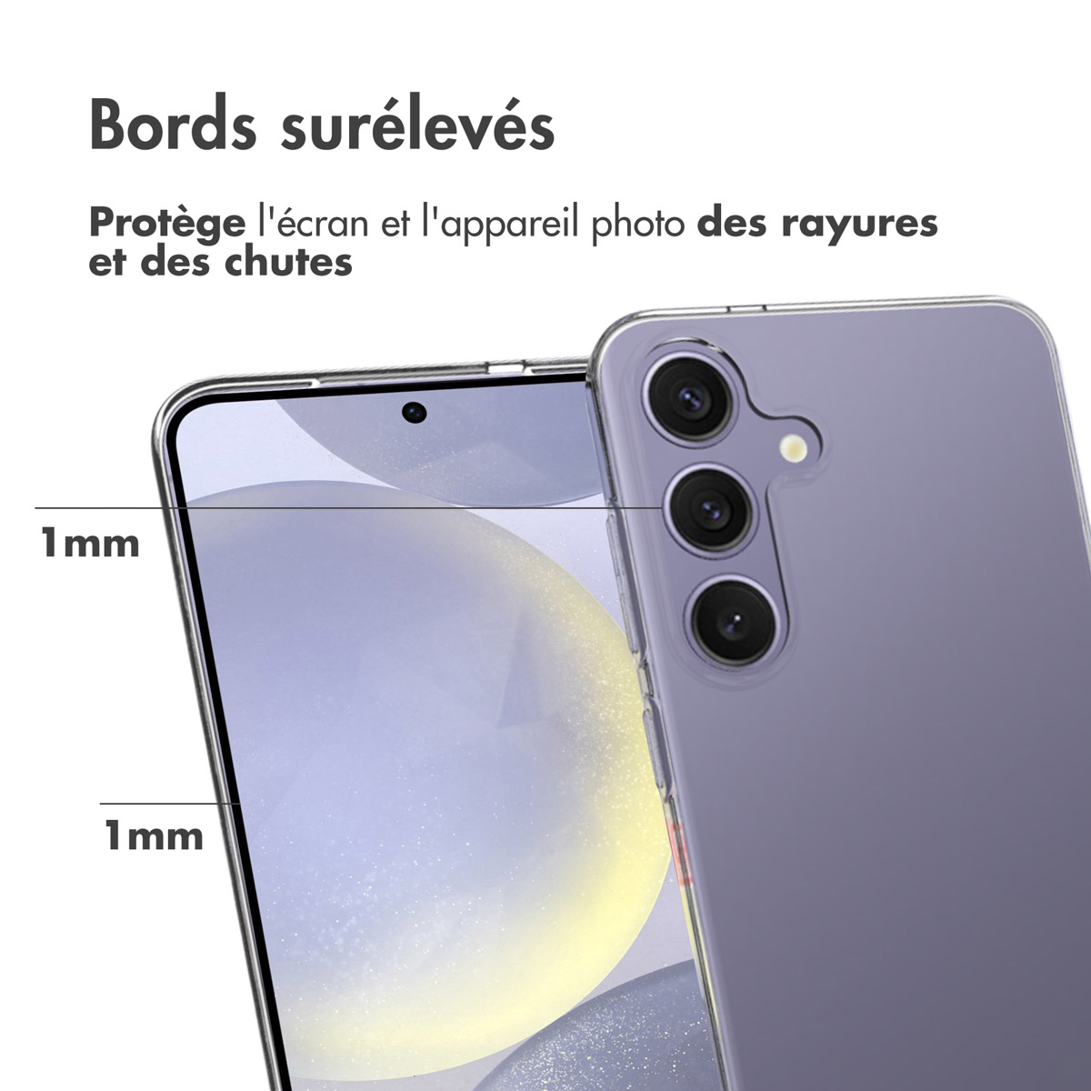 Accezz Clear Backcover Samsung Galaxy S25 Plus - Transparant - Afbeelding 8