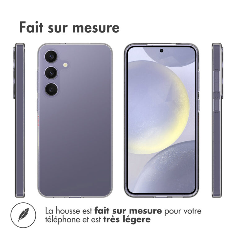Accezz Clear Backcover Samsung Galaxy S25 Plus - Transparant - Afbeelding 8