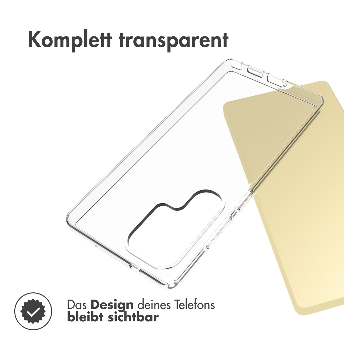 Accezz Clear Backcover Samsung Galaxy S25 Ultra - Transparant - Afbeelding 5